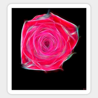 Red Rose Sticker